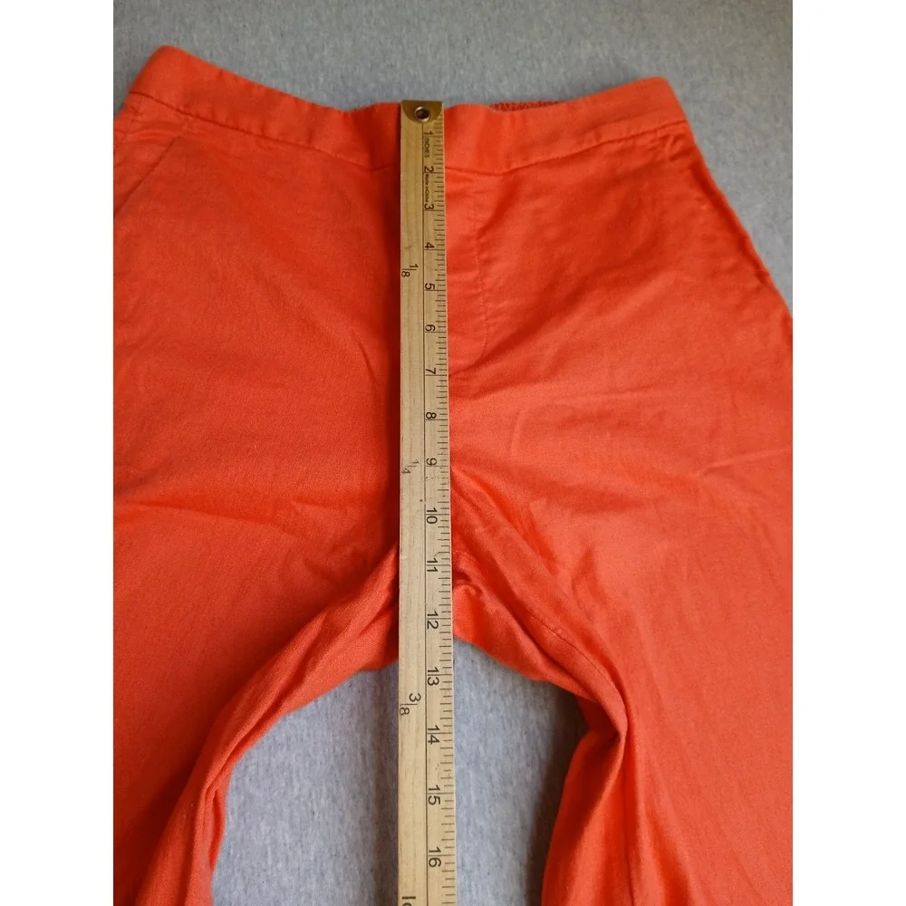 Banana Republic Pants Small Linen Wide Leg Resort Beach Cruise Boho Coral